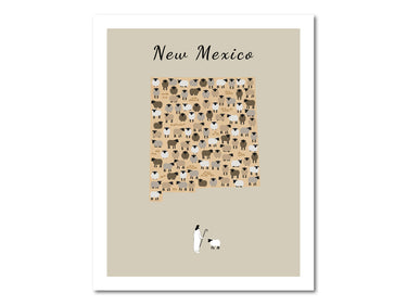 Lost Sheep from New Mexico Poster Print